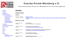 Desktop Screenshot of cauchy-forum-nuernberg.de